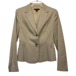 Kenneth Cole New York Tan Tailored Blazer Lightweight Fabric